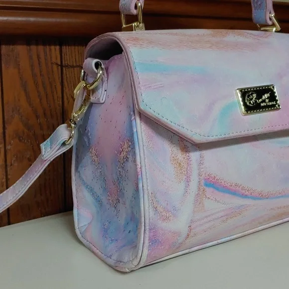 Betsey Johnson Luv Betsey Marble Mini Crossbody Hand Bag - Picture 3 of 16